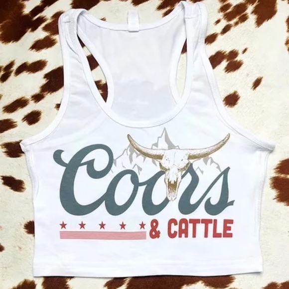 Tops Coors Cropped Tank Top Poshmark